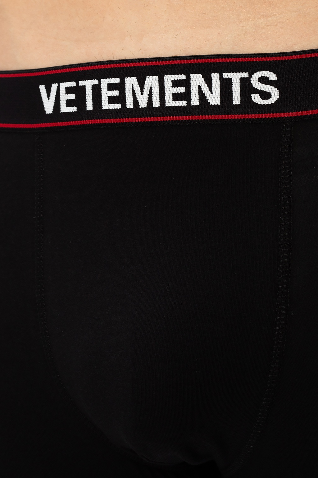 Black Boxers with logo VETEMENTS IetpShops GB